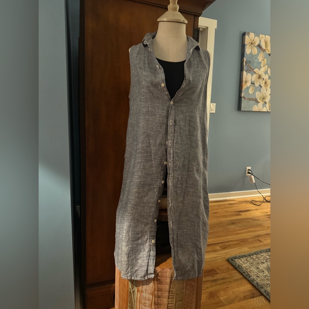 CP Shades Gray High Low Dress